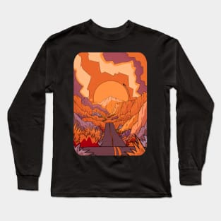 Desert mountain road Long Sleeve T-Shirt